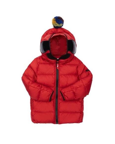 Ai Riders Kids' Water Repellent Nylon Down Jacket In Red-20249835