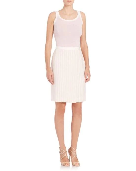 Alternative view of Akris punto Sleeveless Wool Shell, Ivory