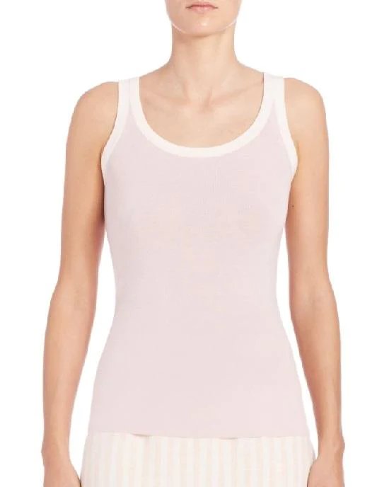 Akris punto Sleeveless Wool Shell, Ivory-20227805