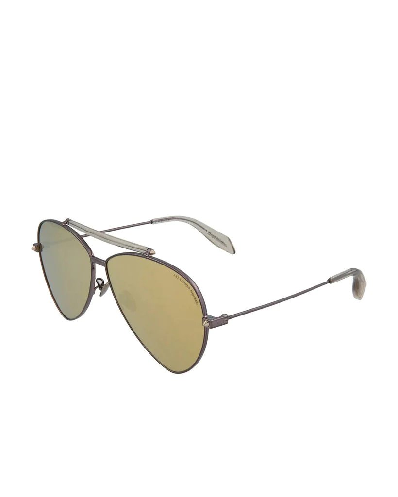 Alternative view of Alexander McQueen AM0058S - 003 Aviator Sunglasses
