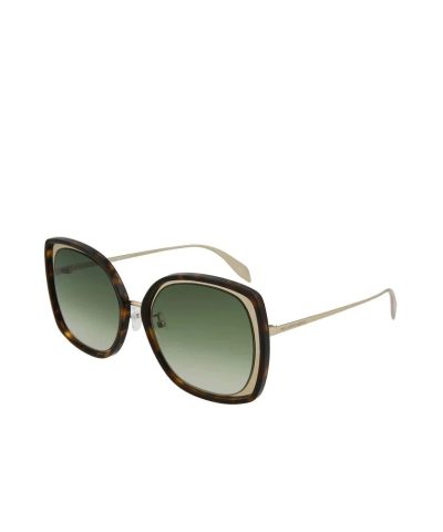 Alternative view of Alexander McQueen AM0151S 005 Rectangle Sunglasses