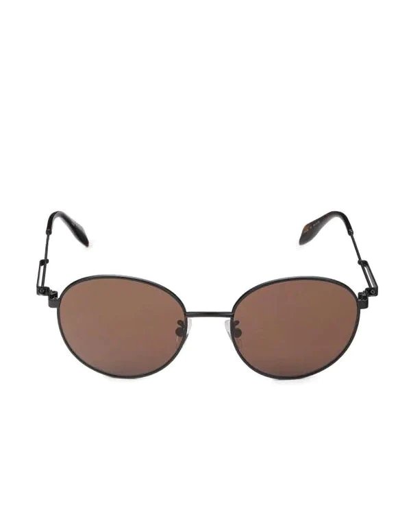 Alexander McQueen AM0230S 002 Black Brown Sunglasses-20239422
