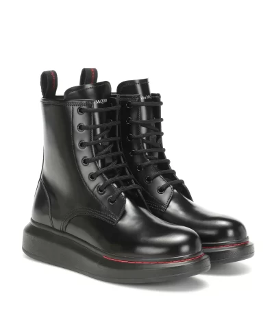 Alexander Mcqueen Leather ankle boots-20271008