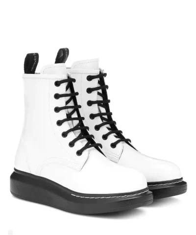 Alexander Mcqueen Leather ankle boots-20271019