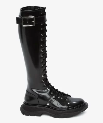 Alexander Mcqueen Tread Lace Up Boot-20269527