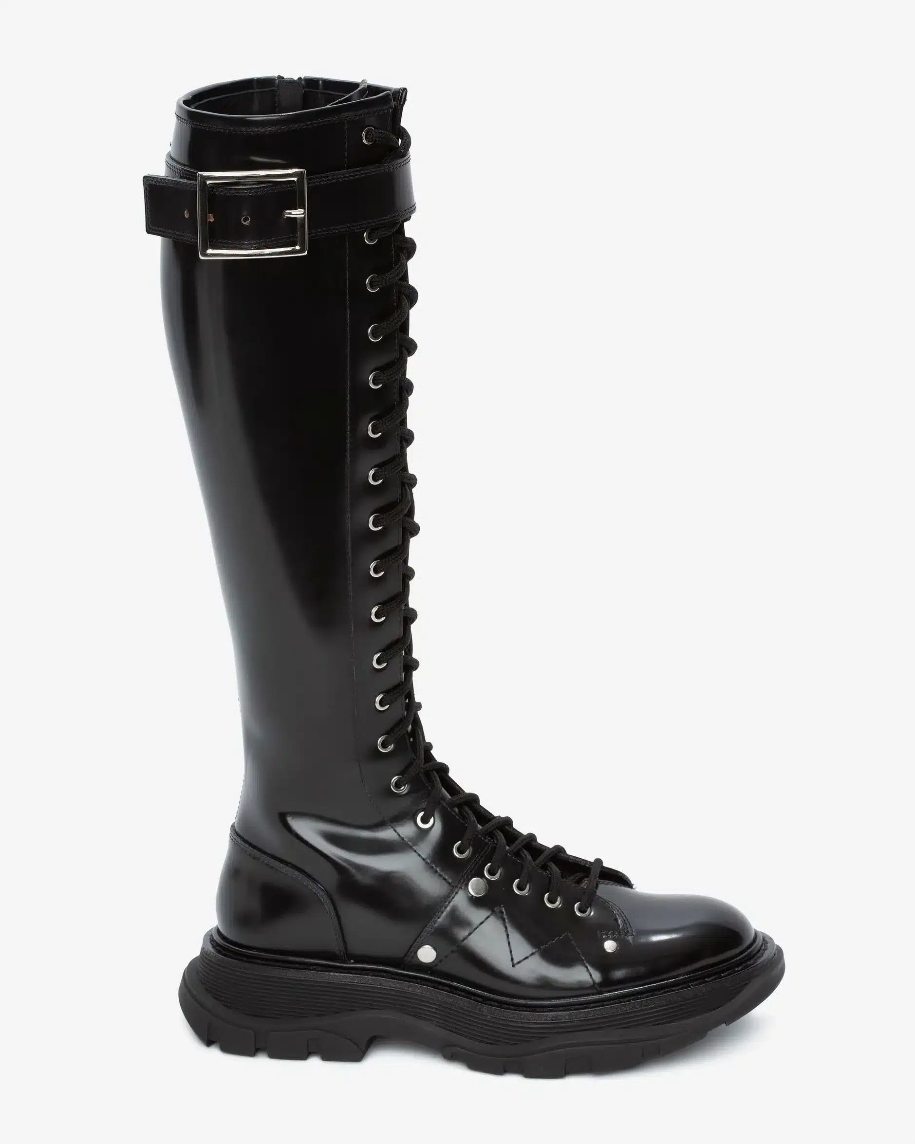 Alexander Mcqueen Tread Lace Up Boot-20269523