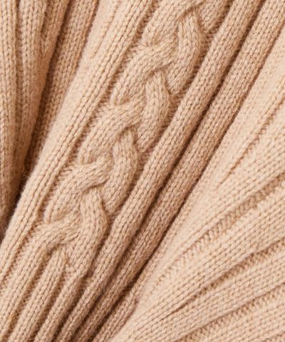 Alexander Mcqueen Wool Cashmere Knit Flared Turtleneck Sweater 4