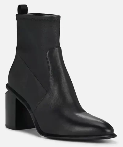 Alexander Wang Anna Stretch Leather Ankle Boots 1