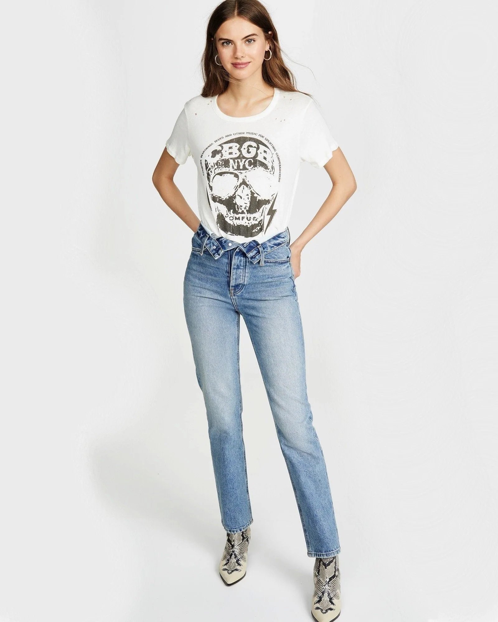 Alternative view of Alexander Wang Cult Flip Jeans