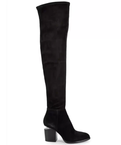 Alexander Wang Gabi Suede Over-The-Knee Boots-20272376