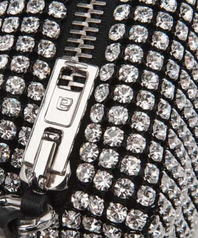 Alexander Wang Heiress Rhinestone Pouch White 4