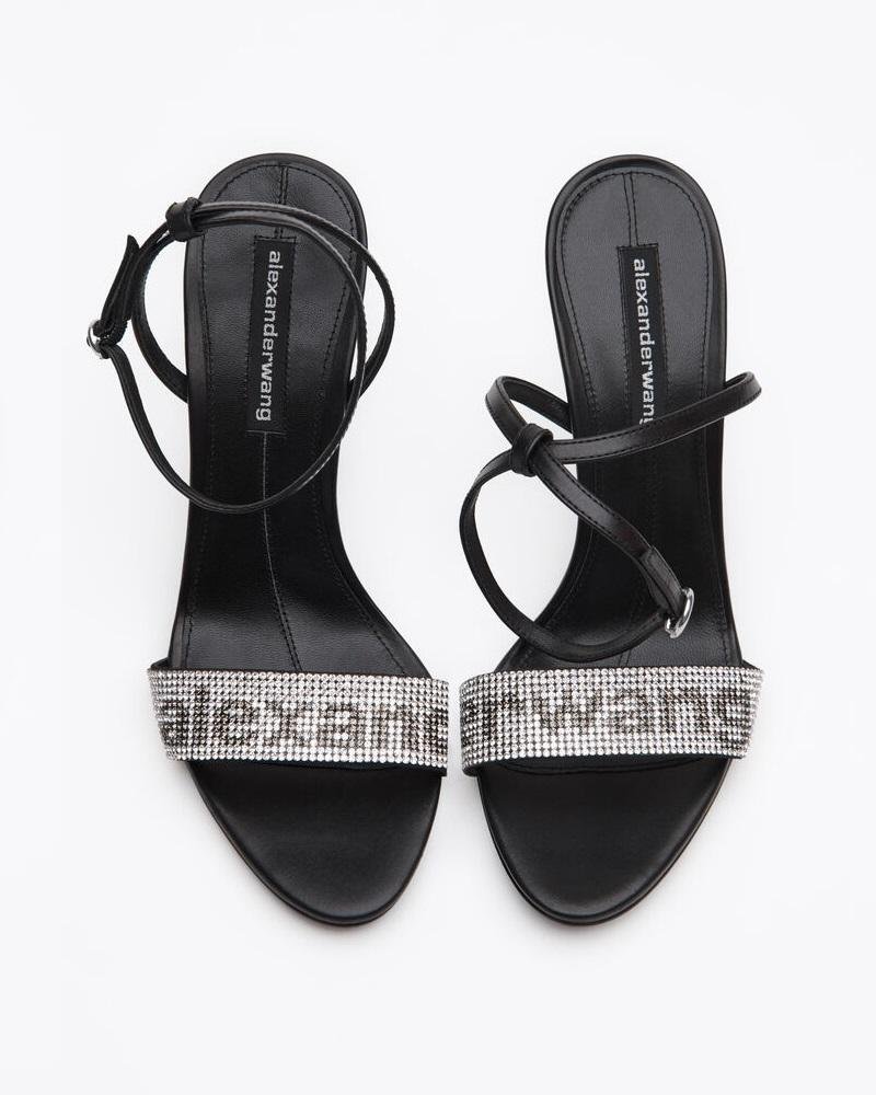 Alternative view of Alexander Wang Jane Logo Sandal In 001 Black