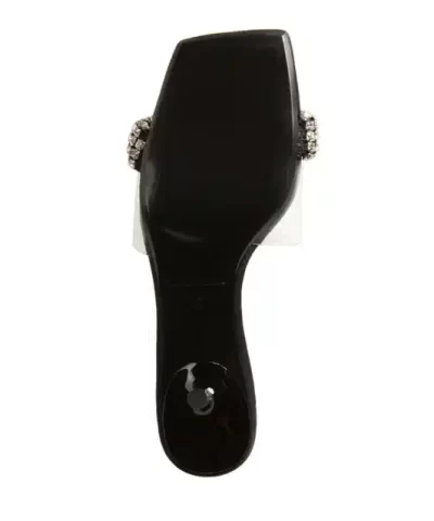 Alexander Wang Jessie Crystal Embellished Slide Sandal 4
