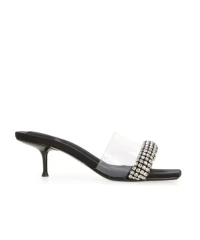 Alexander Wang Jessie Crystal Embellished Slide Sandal-20296290