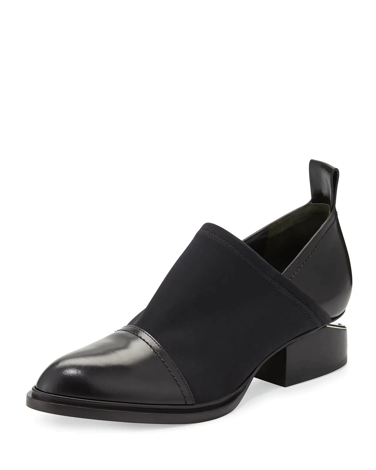 Alexander Wang Kori Stretch Neoprene & Leather Shoe, Black-20272367