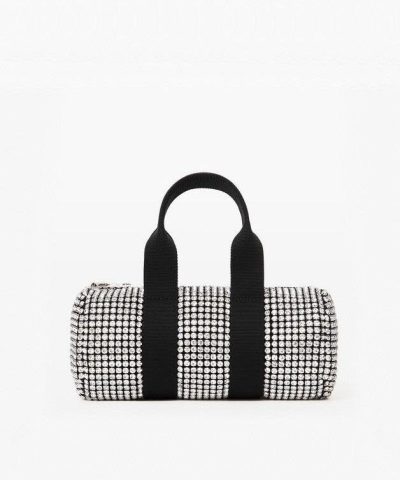 Alexander Wang Men's Heiress Rhinestone Pouch, White-20251215