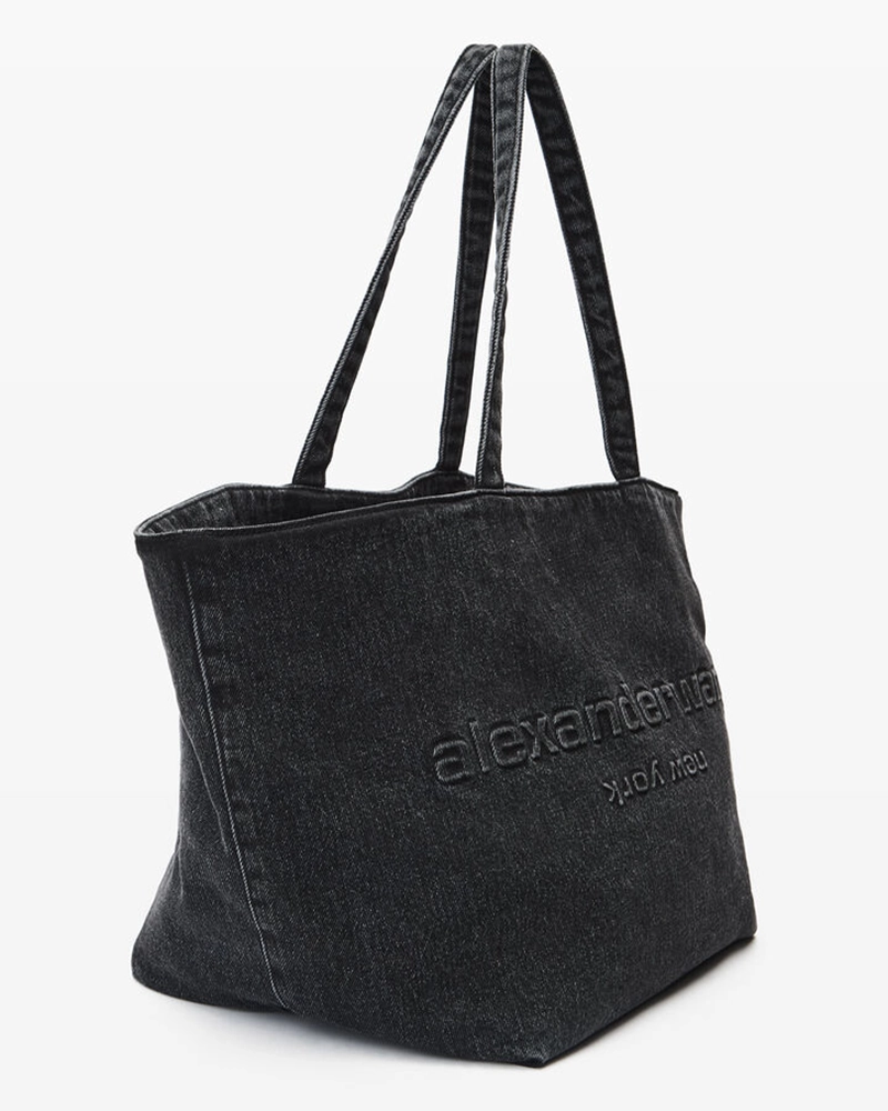 Alternative view of Alexander Wang Punch Tote in Cotton Denim