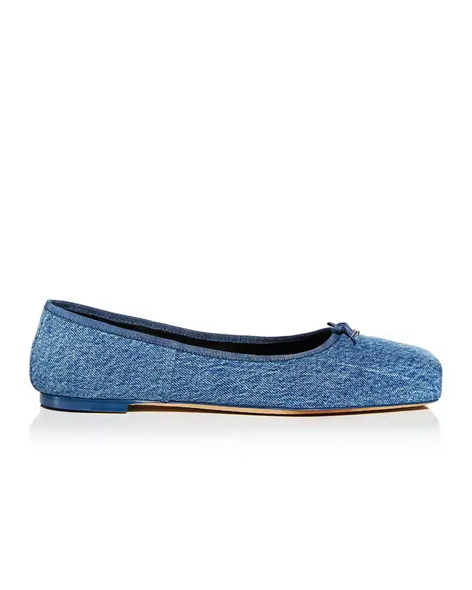 Alexander Wang Women's Billie Flats In Washed Denim-20309914