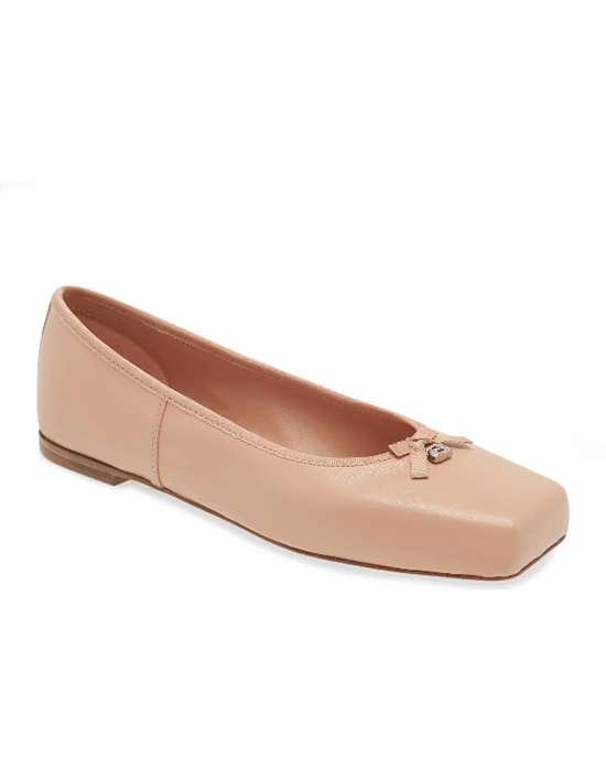 Alternative view of Alexander Wang Women's Billie Square Toe Ballet Flat