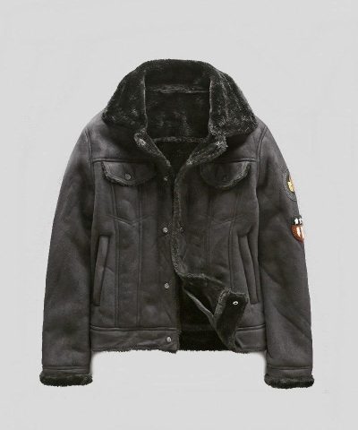 Ame Rag Military Bomber Tactical Leather Jackets-20263000