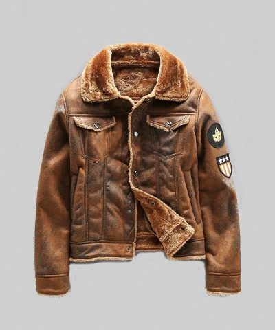 Ame Rag Military Bomber Tactical Leather Jackets-20262977
