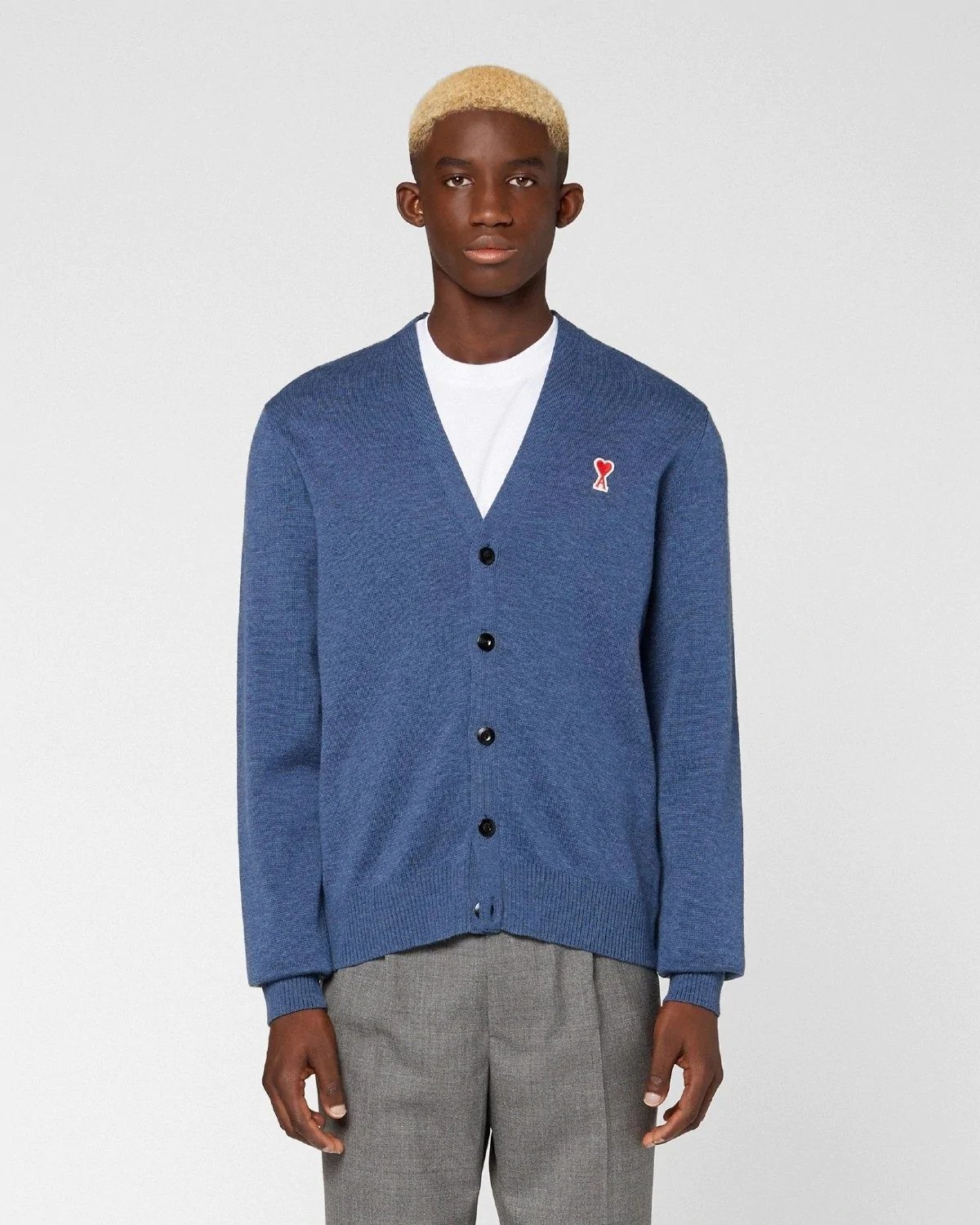 Alternative view of Ami De Coeur Cardigan In Blue