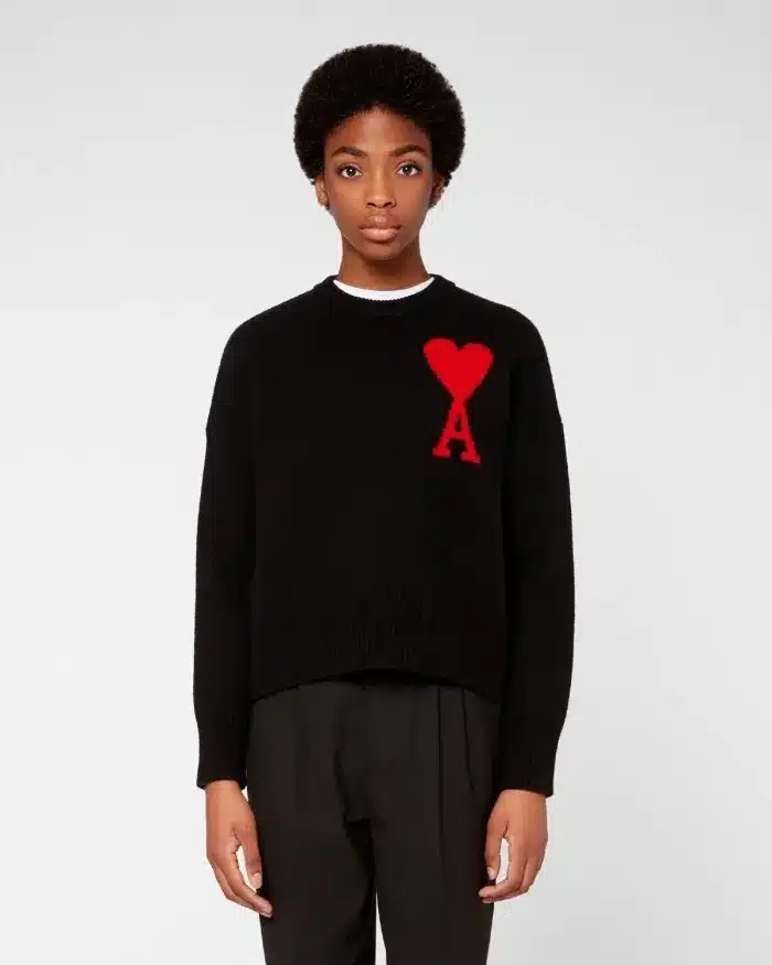 Ami Oversize Ami de Coeur Sweater-20259551