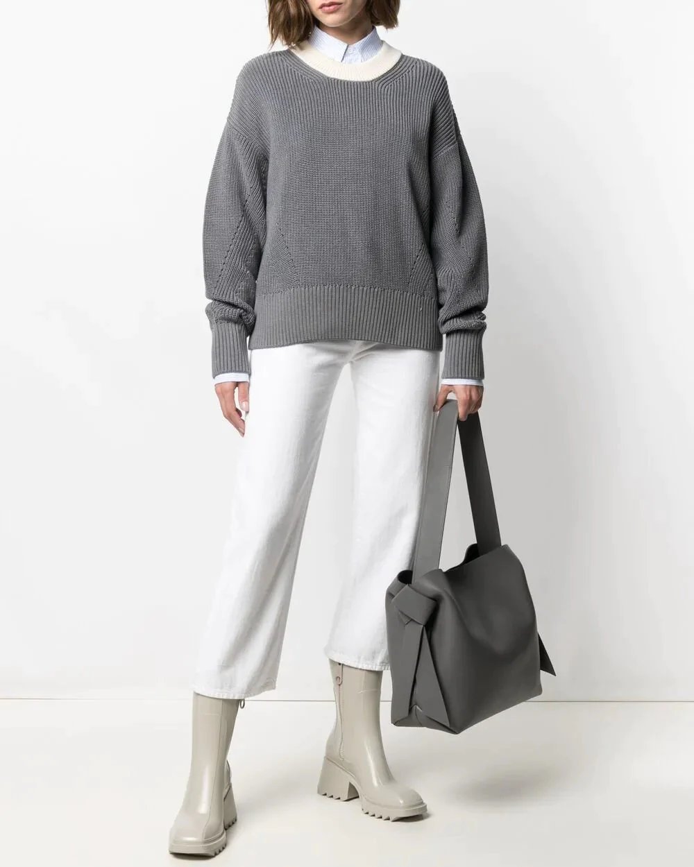 Alternative view of Ami Paris Crew Neck Jumper