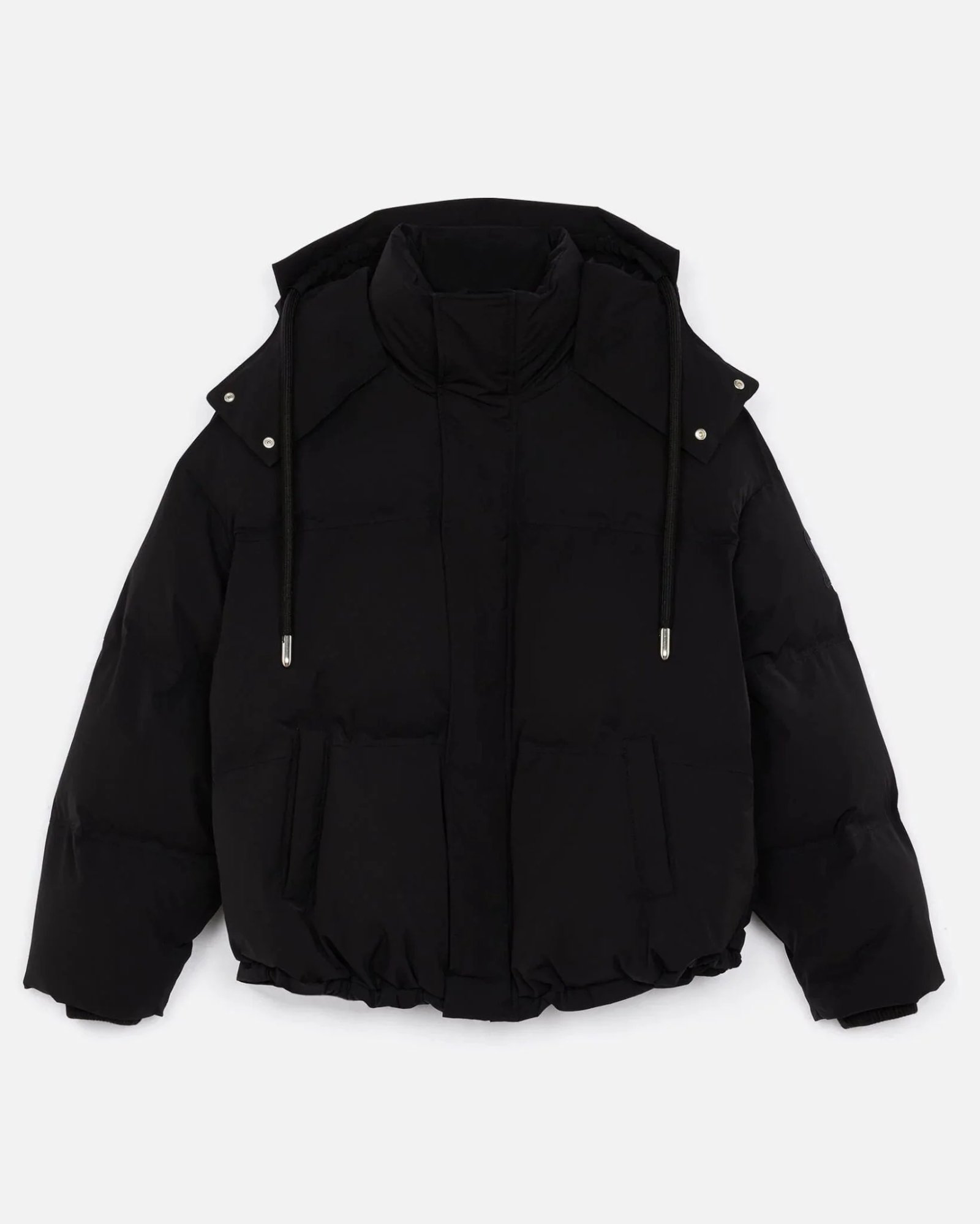 Ami Paris Men's Black Hooded Down Jacket-20236153