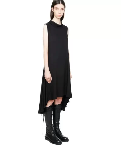 Ann Demeulemeester Knee Combat Boots Tucson Nero 3