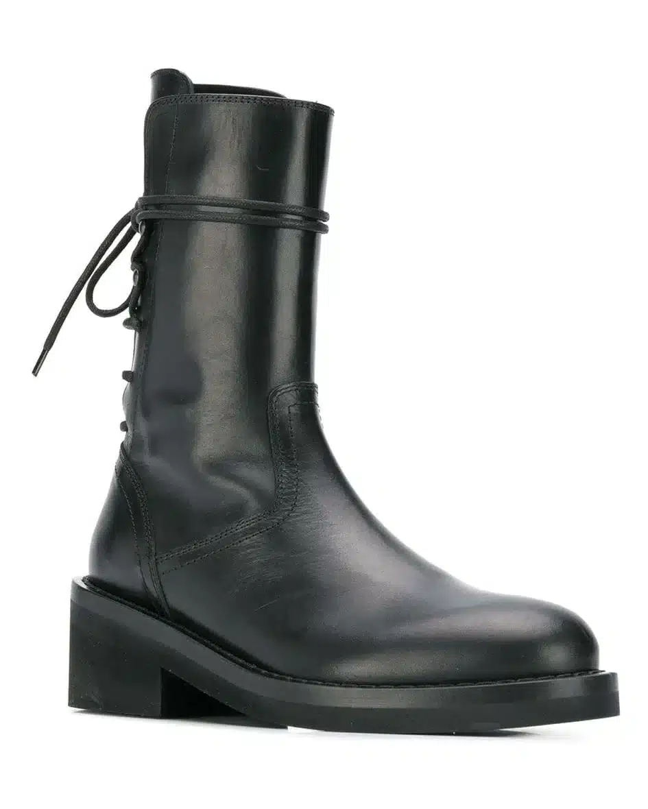 Alternative view of Ann Demeulemeester Reverse Lace Up Ankle Boots
