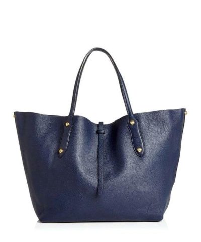 Annabel Ingall Isabella Large Leather Tote. Navy-20269270