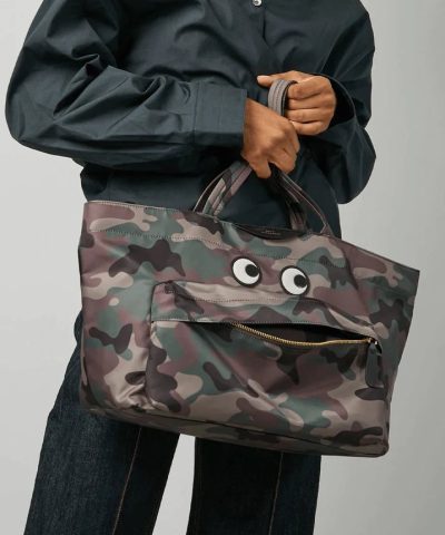 Anya Hindmarch Nylon Eyes Tote in Camo 2