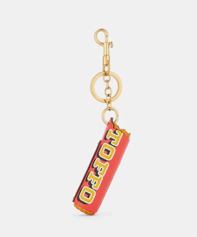 Anya Hindmarch Toffo Charm Capra Leather in Red 1