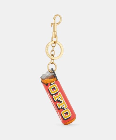 Anya Hindmarch Toffo Charm Capra Leather in Red-20239661