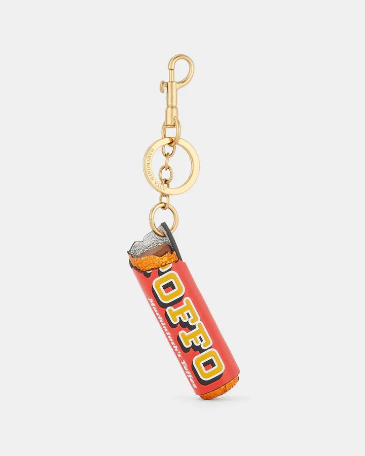Anya Hindmarch Toffo Charm Capra Leather in Red-20239661