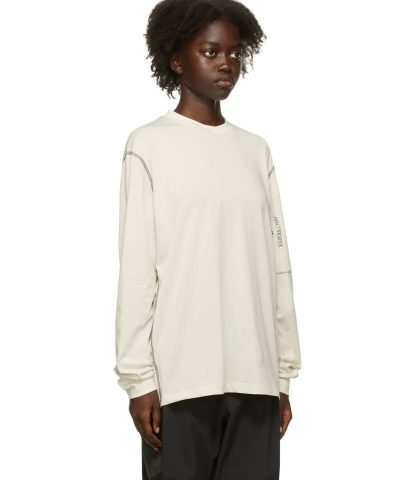 Arcteryx System A Off White Copal Long Sleeve Bird Tee 3