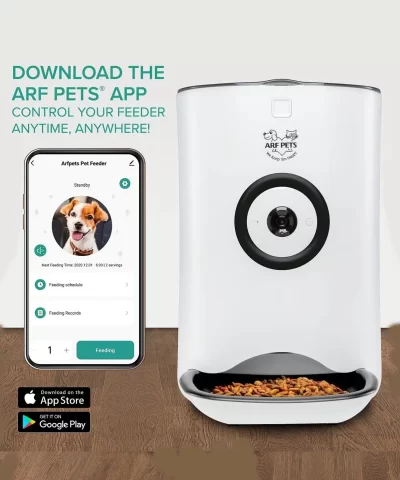 Arf Pets Smart Automatic Wi Fi Enabled Pet Feeder with HD Camera 2