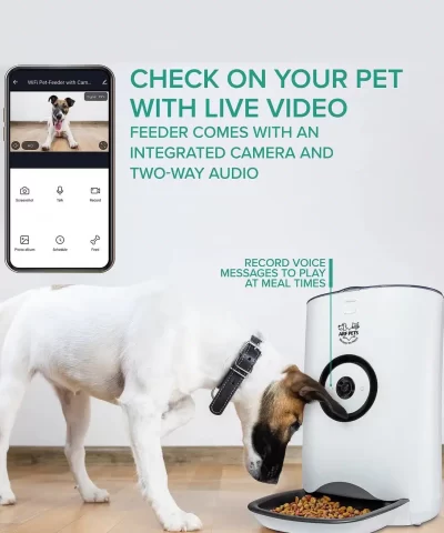 Arf Pets Smart Automatic Wi Fi Enabled Pet Feeder with HD Camera 4