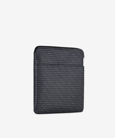Armani Exchange Graffiti Logo Fabric Shoulder Bag - Image 5