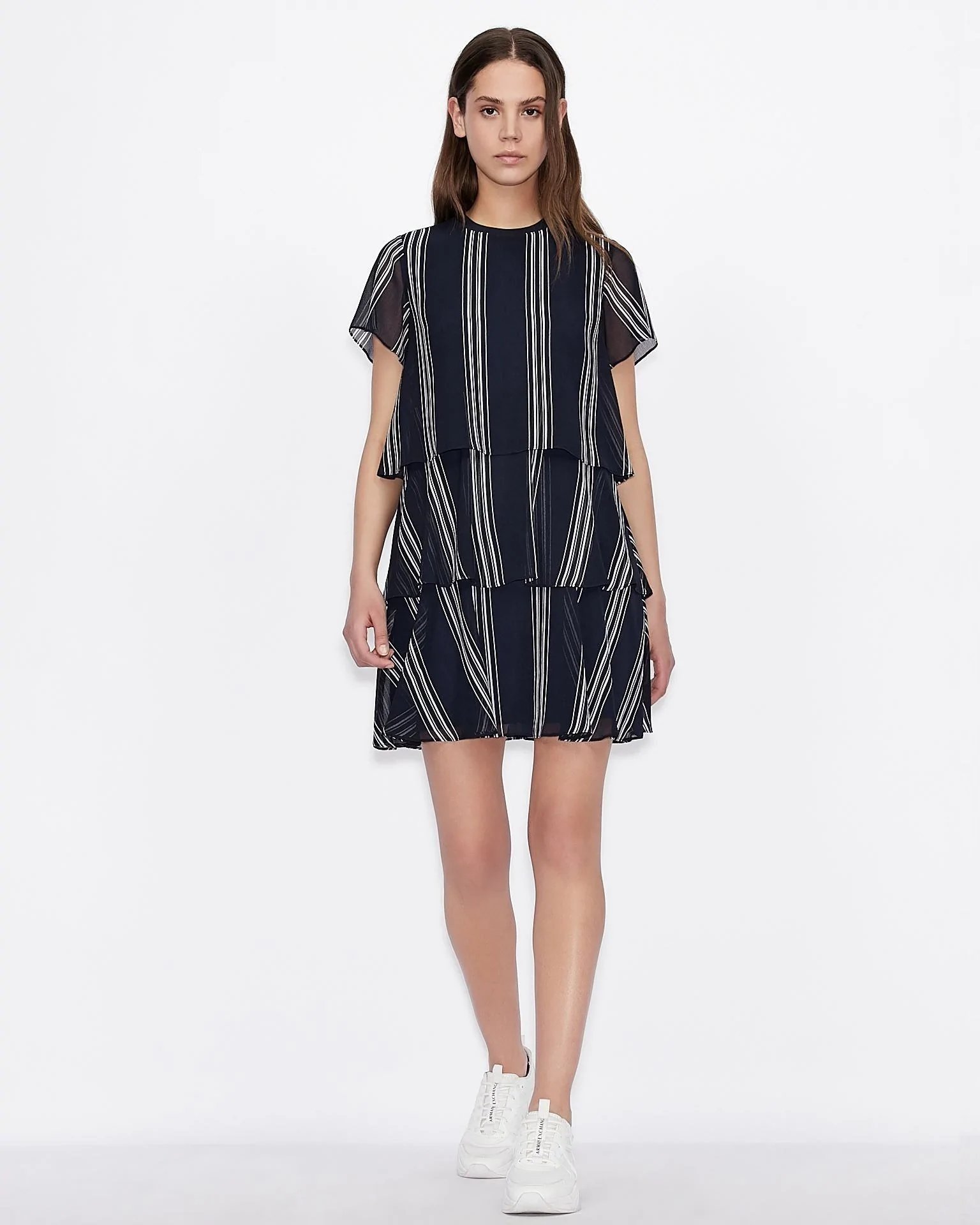 Armani Exchange Striped Chiffon Dress-20256531