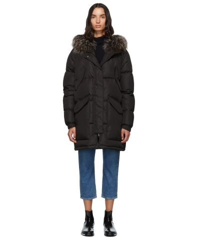 Army By Yves Salomon Doudoune Down Jacket Black 1