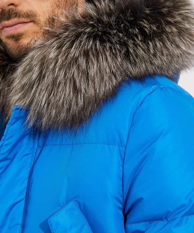 Alternative view of Army By Yves Salomon Long Fox-Fur Down Jacket