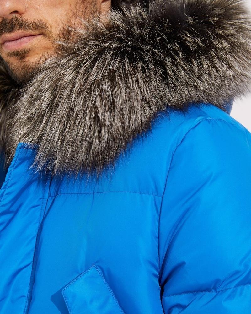 Alternative view of Army By Yves Salomon Long Fox-Fur Down Jacket