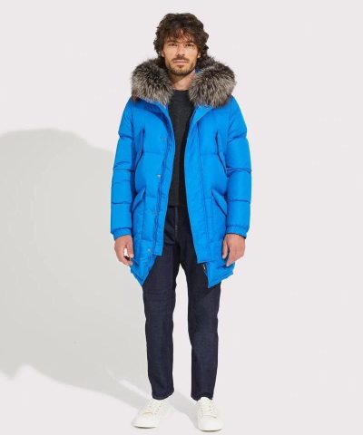 Army By Yves Salomon Long Fox-Fur Down Jacket - Image 3