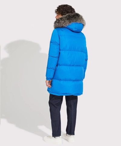 Army By Yves Salomon Long Fox-Fur Down Jacket - Image 5