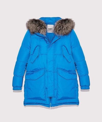 Army By Yves Salomon Long Fox-Fur Down Jacket-20262919