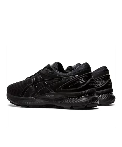 Alternative view of Asics Gel Nimbus 22 Men's Black Running Shoes