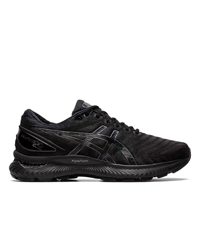 Asics Gel Nimbus 22 Men's Black Running Shoes-20307461