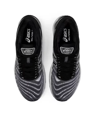 Asics Gel Nimbus 22 Mens Black White Running Shoes 4